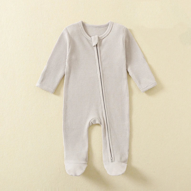 Crosby Waffle Knit Henry Romper