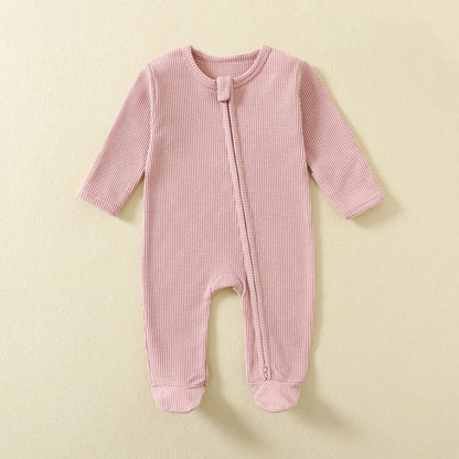 Crosby Waffle Knit Henry Romper