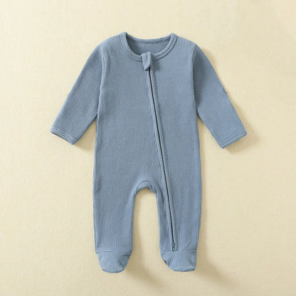 Crosby Waffle Knit Henry Romper